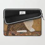 Klimt Cat with Ivory Scarf Laptop Sleeve Gallery Image 2