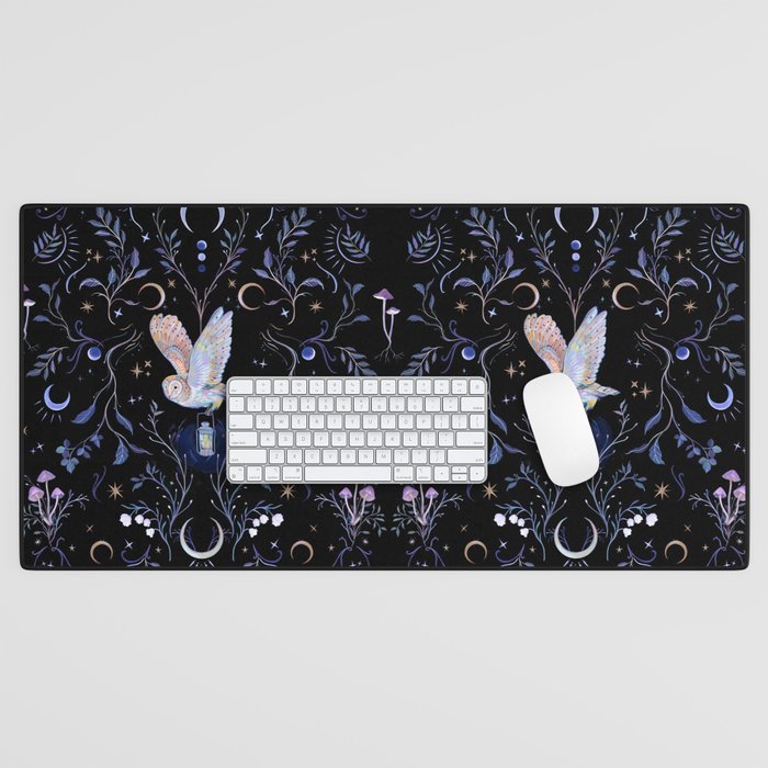 Moonlight Owl Desk Mat Gallery Image 1