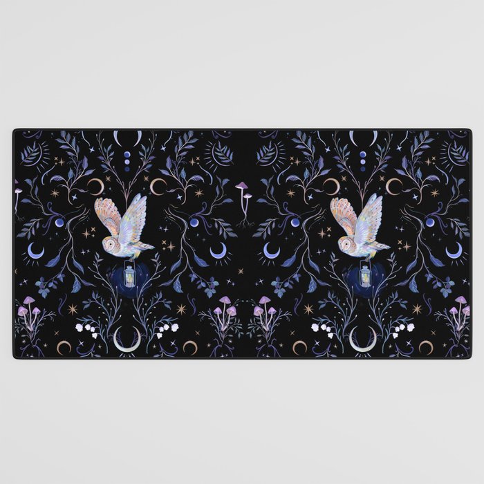 Moonlight Owl Desk Mat Gallery Image 3