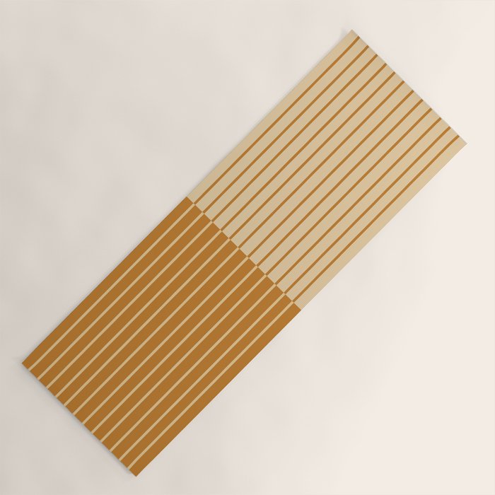 Color Block Lines XVIII Yoga Mat Gallery Image 1