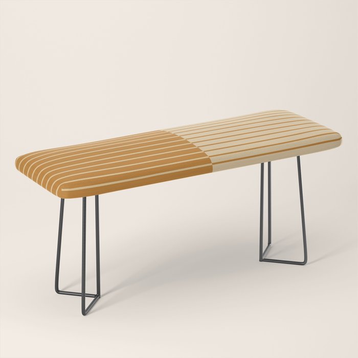 Color Block Lines XVIII Bench Gallery Image 1