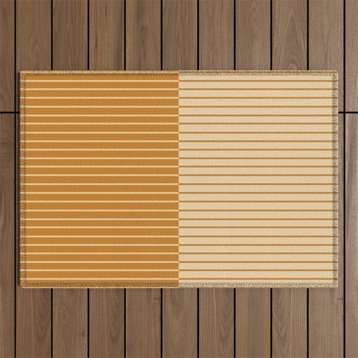 Color Block Lines XVIII Outdoor Rug Gallery Image 1