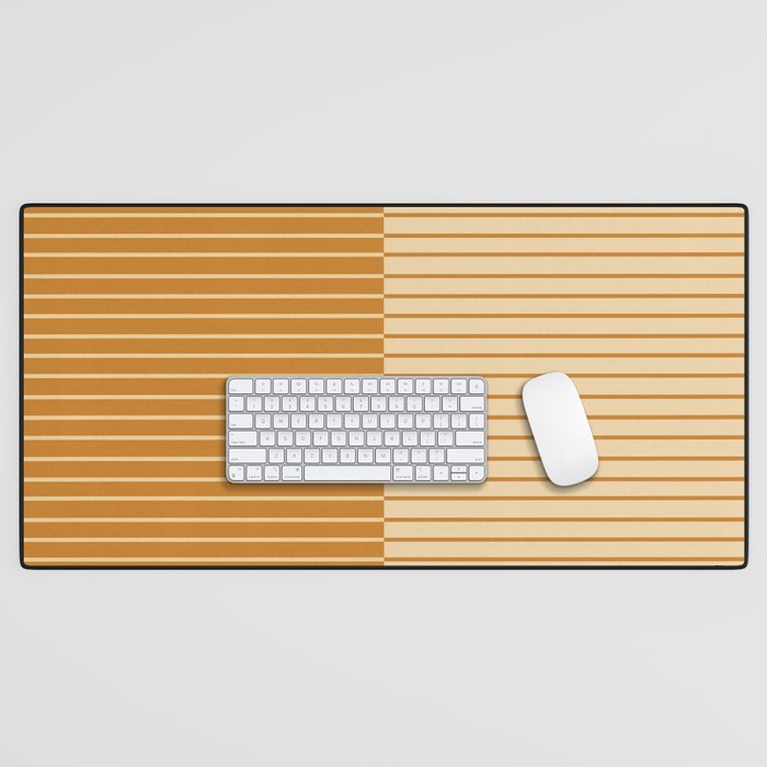 Color Block Lines XVIII Desk Mat Gallery Image 1