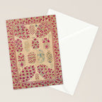 Bokhara Suzani Southwest Uzbekistan Floral Print Stationery Card Gallery Image 2