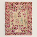 Bokhara Suzani Southwest Uzbekistan Floral Print Jigsaw Puzzle Gallery Image 1