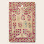 Bokhara Suzani Southwest Uzbekistan Floral Print Cutting Board Gallery Image 1