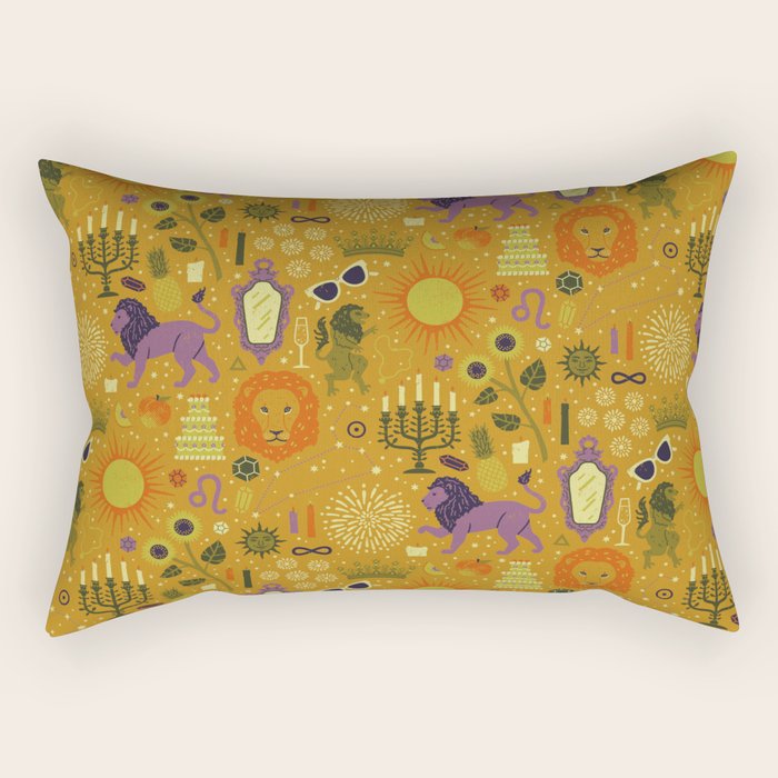 Leo Season Rectangular Pillow Gallery Image 1