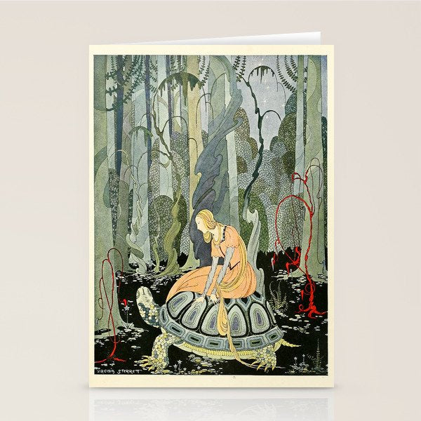 Art by Virginia Frances Sterrett from "Old French Fairy Tales," 1920 Stationery Card Gallery Image 1