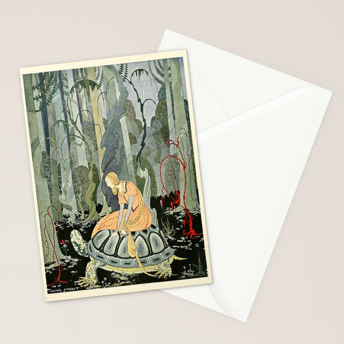 Art by Virginia Frances Sterrett from "Old French Fairy Tales," 1920 Stationery Card Gallery Image 2