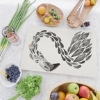 Miami Flamingo - Black Ink Cutting Board Gallery Image 2