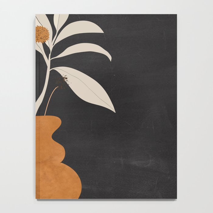 Minimal Abstract Art Vase Plant 11 Notebook Gallery Image 4