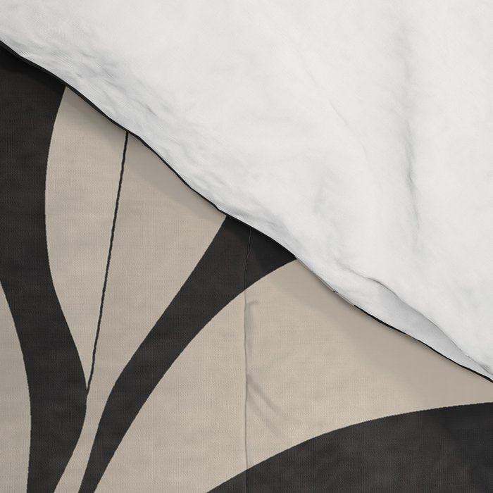 Minimal Abstract Art Vase Plant 11 Comforter Gallery Image 4