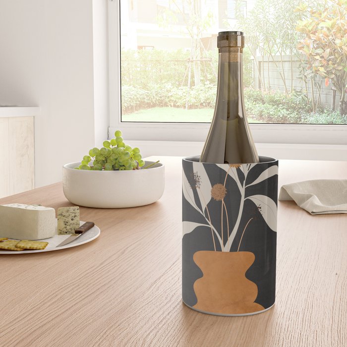 Minimal Abstract Art Vase Plant 11 Wine Chiller Gallery Image 4