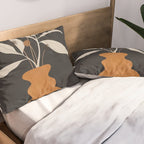 Minimal Abstract Art Vase Plant 11 Pillow Sham Gallery Image 2