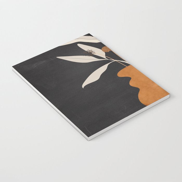 Minimal Abstract Art Vase Plant 11 Notebook Gallery Image 3