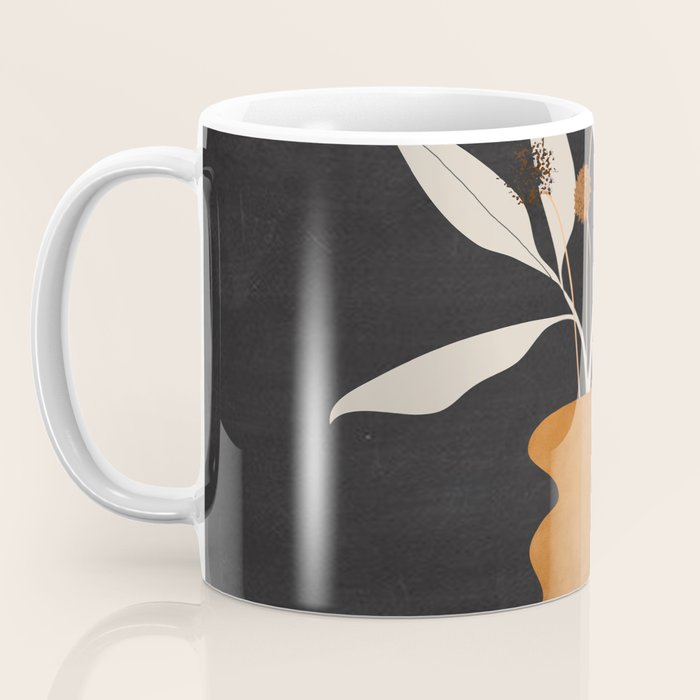 Minimal Abstract Art Vase Plant 11 Coffee Mug Gallery Image 3