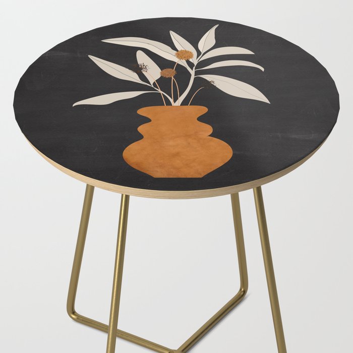 Minimal Abstract Art Vase Plant 11 Side Table Gallery Image 2