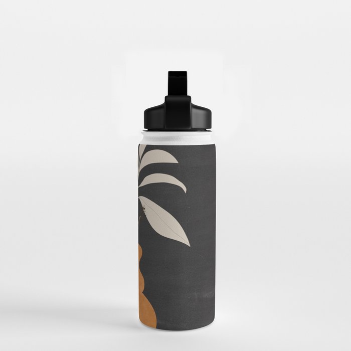 Minimal Abstract Art Vase Plant 11 Water Bottle Gallery Image 2