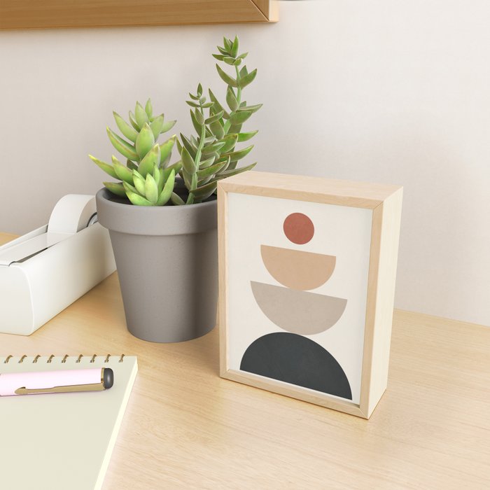 Geometric Modern Art 31 Mini Art Print Gallery Image 2