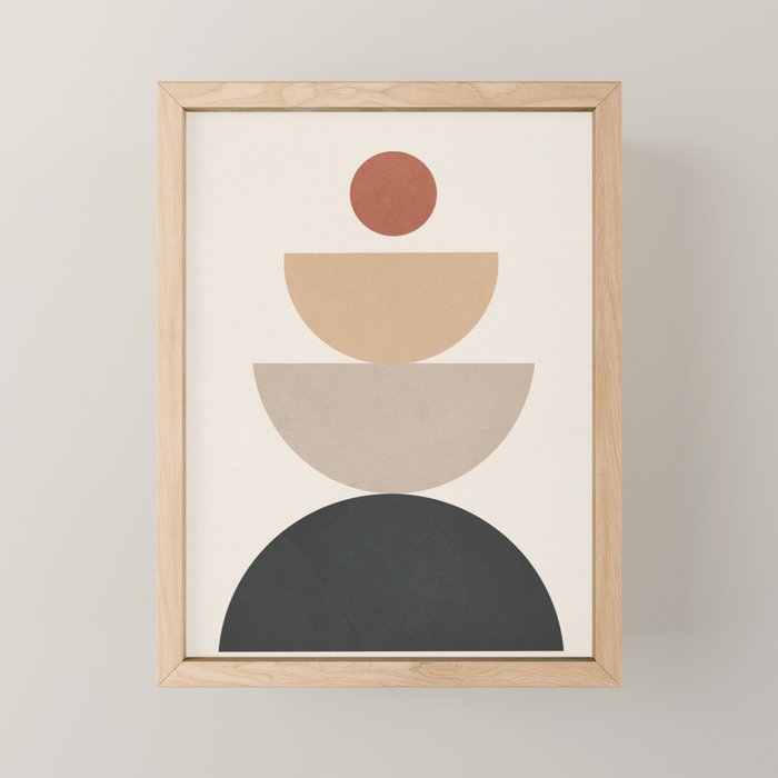 Geometric Modern Art 31 Mini Art Print Gallery Image 1