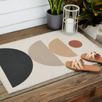 Geometric Modern Art 31 Outdoor Rug Gallery Image 2