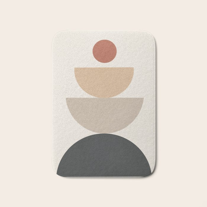 Geometric Modern Art 31 Bath Mat Gallery Image 1