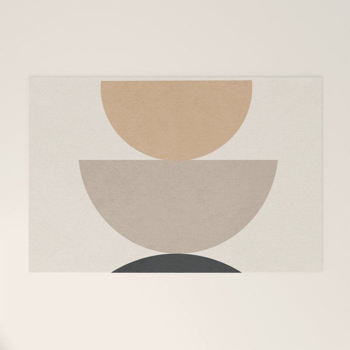 Geometric Modern Art 31 Welcome Mat Gallery Image 1