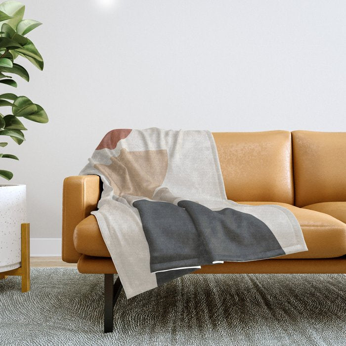 Geometric Modern Art 31 Throw Blanket Gallery Image 1