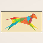 Fractal Geometric Dog Desk Mat Gallery Image 3