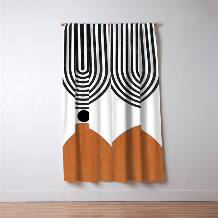 Abtract Modern Window Curtain Gallery Image 3