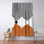 Abtract Modern Window Curtain Gallery Image 5