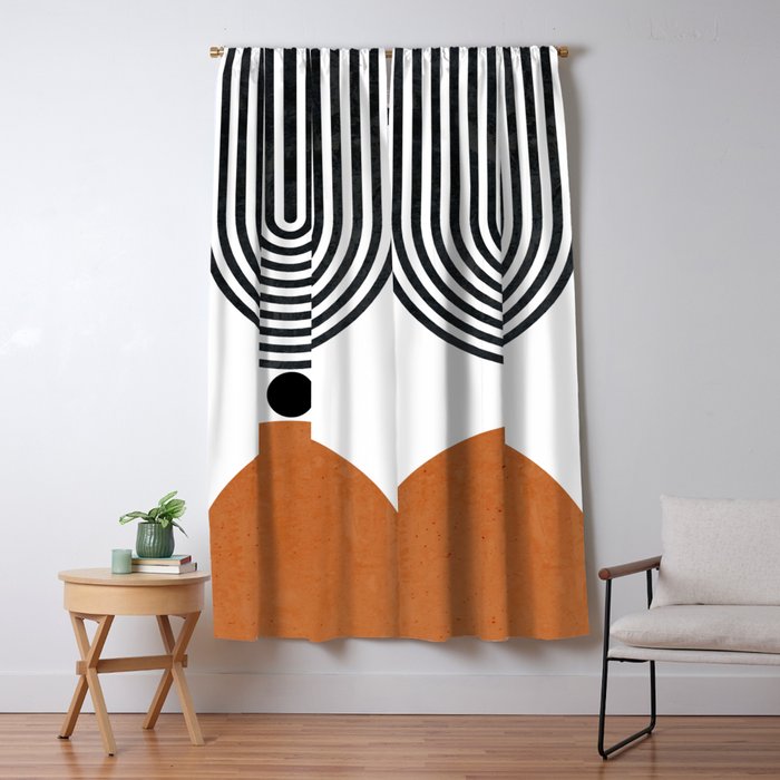 Abtract Modern Window Curtain Gallery Image 1