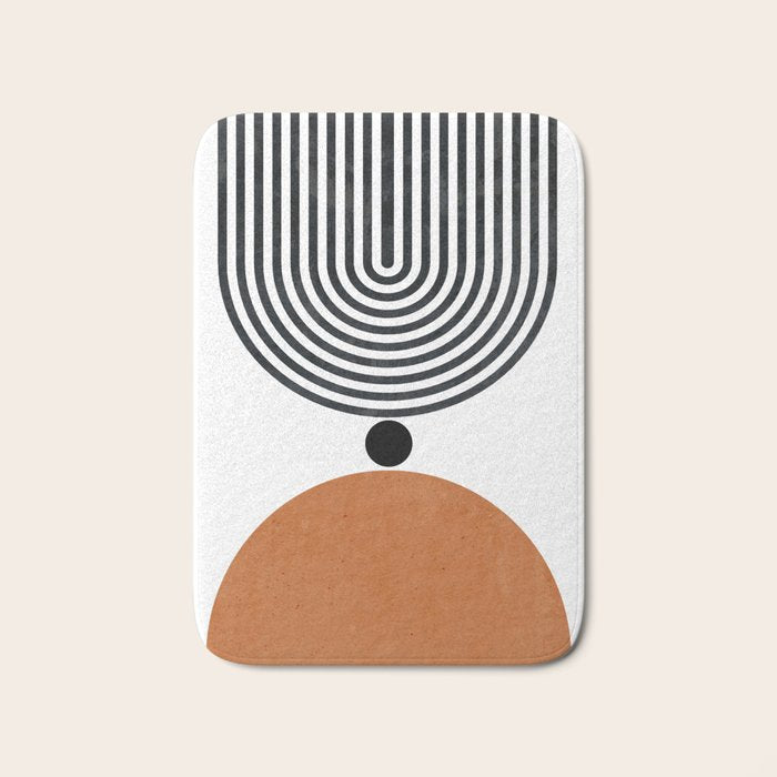 Abtract Modern Bath Mat Gallery Image 1