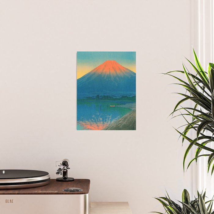 Lake Yamanaka and Mt.Fuji by Kawase Hasui Poster Gallery Image 2