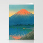 Lake Yamanaka and Mt.Fuji by Kawase Hasui Stationery Card Gallery Image 2