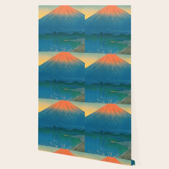 Lake Yamanaka and Mt.Fuji by Kawase Hasui Wallpaper Gallery Image 2