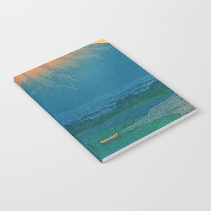 Lake Yamanaka and Mt.Fuji by Kawase Hasui Notebook Gallery Image 2