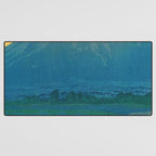 Lake Yamanaka and Mt.Fuji by Kawase Hasui Desk Mat Gallery Image 3