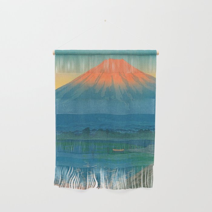 Lake Yamanaka and Mt.Fuji by Kawase Hasui Wall Hanging Gallery Image 1