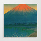Lake Yamanaka and Mt.Fuji by Kawase Hasui Wood Wall Art Gallery Image 1