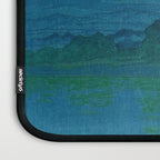 Lake Yamanaka and Mt.Fuji by Kawase Hasui Laptop Sleeve Gallery Image 3