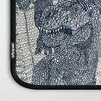 Tyrannosaurus rex indigo Laptop Sleeve Gallery Image 3