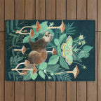 Ferret and Moth Outdoor Rug Gallery Image 1