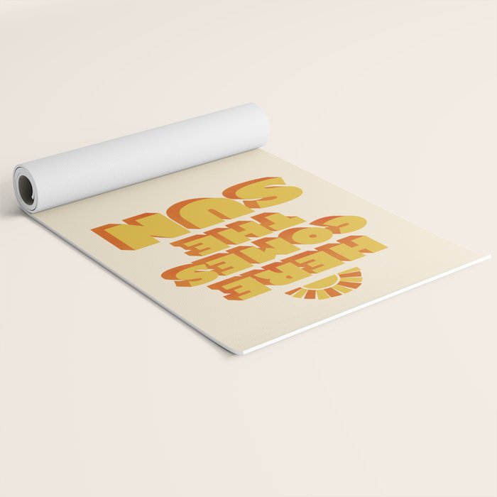 Here comes the sun Yoga Mat Gallery Image 2
