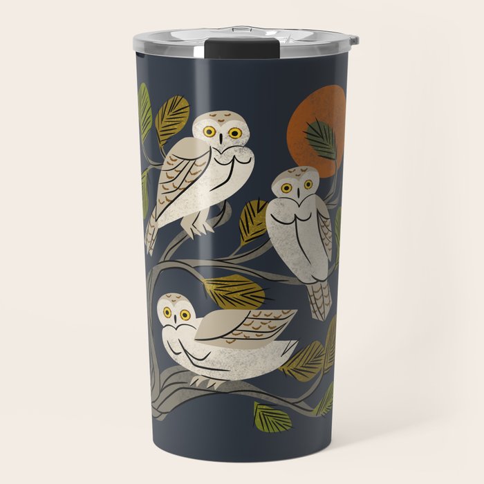 Midnight Owl Tree Travel Mug Gallery Image 1