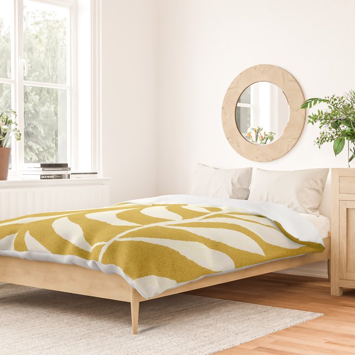 Flower 013-yellow Duvet Cover Gallery Image 2