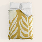 Flower 013-yellow Duvet Cover Gallery Image 6
