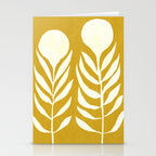 Flower 013-yellow Stationery Card Gallery Image 2
