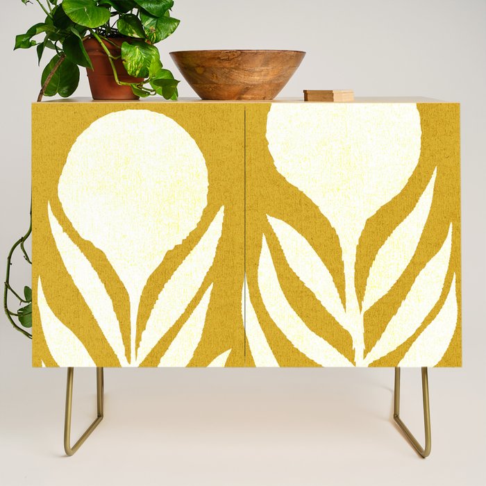 Flower 013-yellow Credenza Gallery Image 1