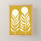 Flower 013-yellow Mini Art Print Gallery Image 1